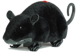 LEAN Toys Mysz Zdalnie Sterowana Pilotem R/C Na Kółkach Duża Czarna