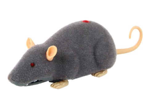 LEAN Toys Mysz Zdalnie Sterowana Pilotem R/C Na Kółkach Duża Szara
