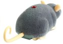 LEAN Toys Mysz Zdalnie Sterowana Pilotem R/C Na Kółkach Duża Szara
