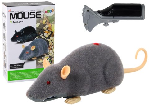 LEAN Toys Mysz Zdalnie Sterowana Pilotem R/C Na Kółkach Duża Szara LEAN Toys Mysz Zdalnie Sterowana Pilotem R/C Na Kółkach Duża Szara