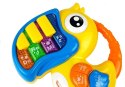 LEAN Toys Pianinko Organki Do Re Mi Papuga Żółte
