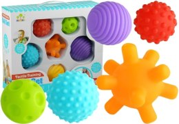 LEAN Toys Piłeczki Sensoryczne Zestaw Dla Maluszka 6 Sztuk
