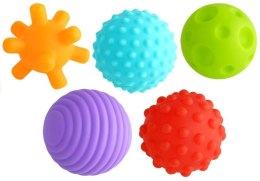 LEAN Toys Piłeczki Sensoryczne Zestaw Dla Maluszka 6 Sztuk