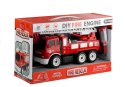 LEAN Toys Wóz Strażacki Do Rozkręcania Drabina + Narzędzia