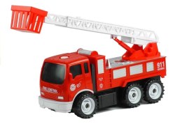 LEAN Toys Wóz Strażacki z Drabiną Do Rozkręcania Narzędzia
