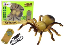 LEAN Toys Zdalnie Sterowany Pająk Tarantula Pilot R/C Żółty
