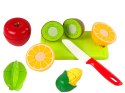 LEAN Toys Zestaw Blender Kielichowy Owoce Na Rzep Świeci Gra