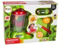 LEAN Toys Zestaw Blender Kielichowy Owoce Na Rzep Świeci Gra