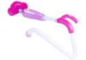 LEAN Toys Zestaw Do Sprzątania Zabawkowy Odkurzacz Na Baterie 2 Końcówki Różowy