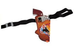 LEAN Toys Zestaw Kowboja Kowbojski Pistolet + Akcesoria