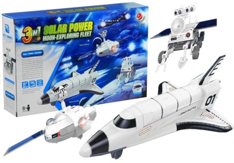 LEAN Toys Zestaw Kreatywny Kosmiczny Solarny 3w1 Łazik DIY LEAN Toys Zestaw Kreatywny Kosmiczny Solarny 3w1 Łazik DIY