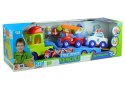 LEAN Toys Zestaw Pojazdów Policja Straż Laweta Rozkręcane