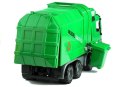 LEAN Toys Zielona Śmieciarka Duża Otwierana Przypinany Kosz