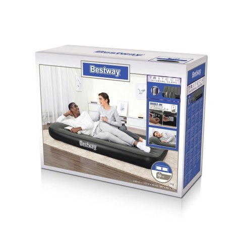 Bestway Dmuchany Materac Z Pompką 203 x 152 x 30 cm Bestway 67930 Bestway Dmuchany Materac Z Pompką 203 x 152 x 30 cm Bestway 67930