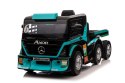 LEAN CARS Auto Na Akumulator Mercedes+ Naczepa XMX622B Niebieski LCD