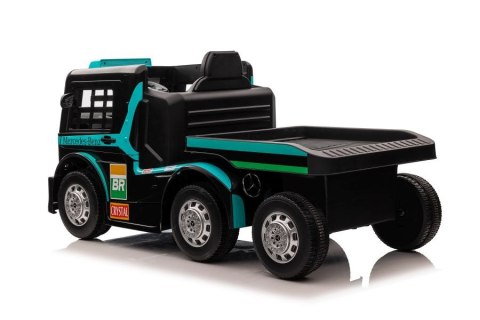 LEAN CARS Auto Na Akumulator Mercedes+ Naczepa XMX622B Niebieski LCD LEAN CARS Auto Na Akumulator Mercedes+ Naczepa XMX622B Niebieski LCD