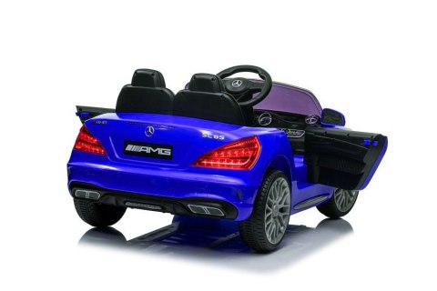 LEAN CARS Auto Na Akumulator Mercedes SL65 S Niebieski Lakierowany LCD LEAN CARS Auto Na Akumulator Mercedes SL65 S Niebieski Lakierowany LCD
