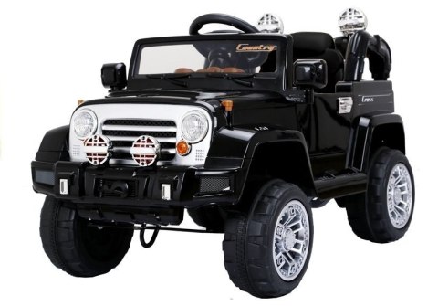 LEAN CARS Auto na Akumulator Jeep JJ245 Czarny LEAN CARS Auto na Akumulator Jeep JJ245 Czarny