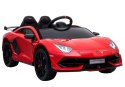 LEAN CARS Auto na Akumulator Lamborghini Aventador Czerwony