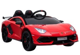 LEAN CARS Auto na Akumulator Lamborghini Aventador Czerwony
