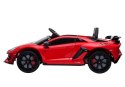 LEAN CARS Auto na Akumulator Lamborghini Aventador Czerwony