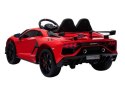 LEAN CARS Auto na Akumulator Lamborghini Aventador Czerwony