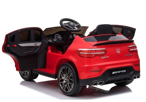LEAN CARS Auto na akumulator Mercedes GLC 63S QLS-5688 Czerwony 4x4 LEAN CARS Auto na akumulator Mercedes GLC 63S QLS-5688 Czerwony 4x4