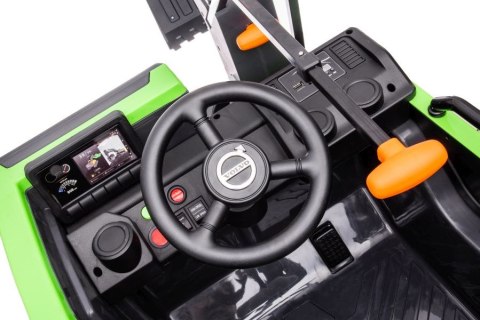 LEAN CARS Koparka Na Akumulator Volvo DK-VE888 Zielona LEAN CARS Koparka Na Akumulator Volvo DK-VE888 Zielona