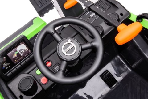LEAN CARS Koparka Na Akumulator Volvo DK-VE888 Zielona LEAN CARS Koparka Na Akumulator Volvo DK-VE888 Zielona