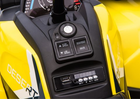 LEAN CARS Quad na Akumulator XMX607 Żółty LEAN CARS Quad na Akumulator XMX607 Żółty
