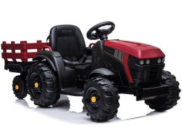 LEAN CARS Traktor z Przyczepą na akumulator BDM0925 Czerwony