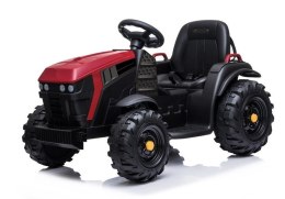 LEAN CARS Traktor z Przyczepą na akumulator BDM0925 Czerwony