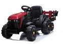 LEAN CARS Traktor z Przyczepą na akumulator BDM0925 Czerwony