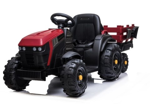 LEAN CARS Traktor z Przyczepą na akumulator BDM0925 Czerwony LEAN CARS Traktor z Przyczepą na akumulator BDM0925 Czerwony