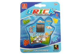 LEAN TOYS Gra Elektroniczna Kieszonkowa Brick Niebieska