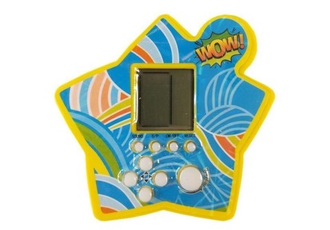 LEAN TOYS Gra Elektroniczna Kieszonkowa Brick Tetris Żółty LEAN TOYS Gra Elektroniczna Kieszonkowa Brick Tetris Żółty
