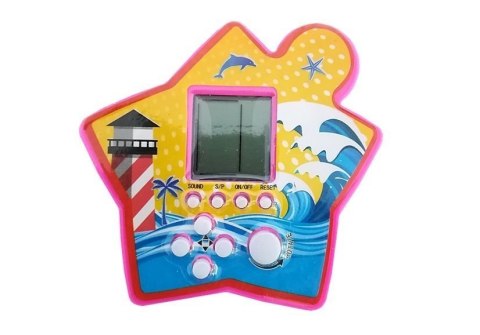 LEAN TOYS Gra Elektroniczna Kieszonkowa Tetris Gwiazdka Fioletowy LEAN TOYS Gra Elektroniczna Kieszonkowa Tetris Gwiazdka Fioletowy