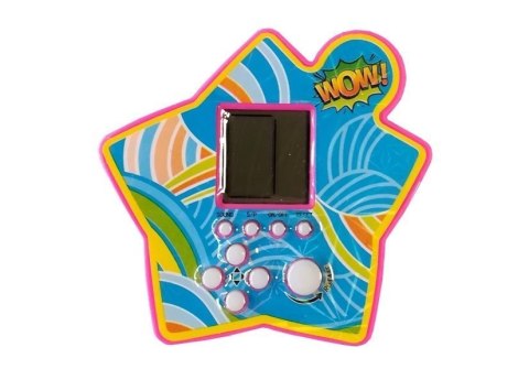 LEAN TOYS Gra Elektroniczna Kieszonkowa Tetris Gwiazdka Fioletowy LEAN TOYS Gra Elektroniczna Kieszonkowa Tetris Gwiazdka Fioletowy
