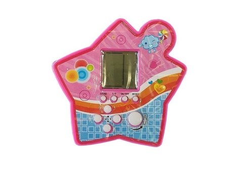 LEAN TOYS Gra Elektroniczna Kieszonkowa Tetris Gwiazdka Fioletowy LEAN TOYS Gra Elektroniczna Kieszonkowa Tetris Gwiazdka Fioletowy