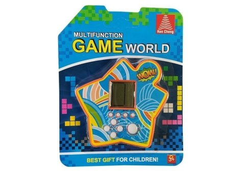 LEAN TOYS Gra Elektroniczna Kieszonkowa Tetris Gwiazdka Pomarańczowy LEAN TOYS Gra Elektroniczna Kieszonkowa Tetris Gwiazdka Pomarańczowy