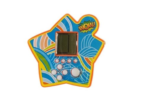 LEAN TOYS Gra Elektroniczna Kieszonkowa Tetris Gwiazdka Pomarańczowy LEAN TOYS Gra Elektroniczna Kieszonkowa Tetris Gwiazdka Pomarańczowy