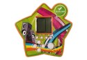 LEAN TOYS Gra Elektroniczna Kieszonkowa Tetris Gwiazdka Pomarańczowy