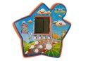 LEAN TOYS Gra Elektroniczna Kieszonkowa Tetris Gwiazdka Pomarańczowy