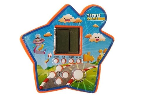 LEAN TOYS Gra Elektroniczna Kieszonkowa Tetris Gwiazdka Pomarańczowy LEAN TOYS Gra Elektroniczna Kieszonkowa Tetris Gwiazdka Pomarańczowy