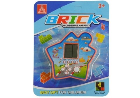 LEAN TOYS Gra Elektroniczna Kieszonkowa Tetris Gwiazdka Pomarańczowy LEAN TOYS Gra Elektroniczna Kieszonkowa Tetris Gwiazdka Pomarańczowy