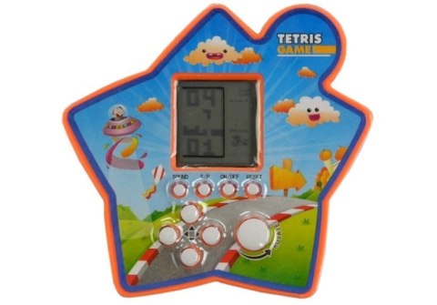 LEAN TOYS Gra Elektroniczna Kieszonkowa Tetris Gwiazdka Pomarańczowy LEAN TOYS Gra Elektroniczna Kieszonkowa Tetris Gwiazdka Pomarańczowy