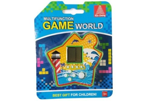LEAN TOYS Gra Elektroniczna Kieszonkowa Tetris Gwiazdka Zielony LEAN TOYS Gra Elektroniczna Kieszonkowa Tetris Gwiazdka Zielony