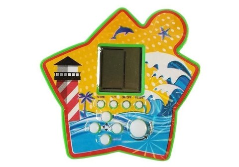 LEAN TOYS Gra Elektroniczna Kieszonkowa Tetris Gwiazdka Zielony LEAN TOYS Gra Elektroniczna Kieszonkowa Tetris Gwiazdka Zielony