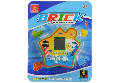 LEAN TOYS Gra Elektroniczna Kieszonkowa Tetris Gwiazdka Zielony LEAN TOYS Gra Elektroniczna Kieszonkowa Tetris Gwiazdka Zielony