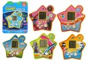 LEAN TOYS Gra Elektroniczna Kieszonkowa Tetris Gwiazdka Żółty